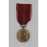 Medaille zur Erinnerung an den Kreuzzug gegen den Kommunismus, 1941, Rumänien, Buntmetall, am Band,