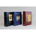 Drei Bibeln, 1. Die Bibel mit Bildern von Jörg Immendorff (deutsch, 1945 - 2007), 2006, 2. Die Bibe