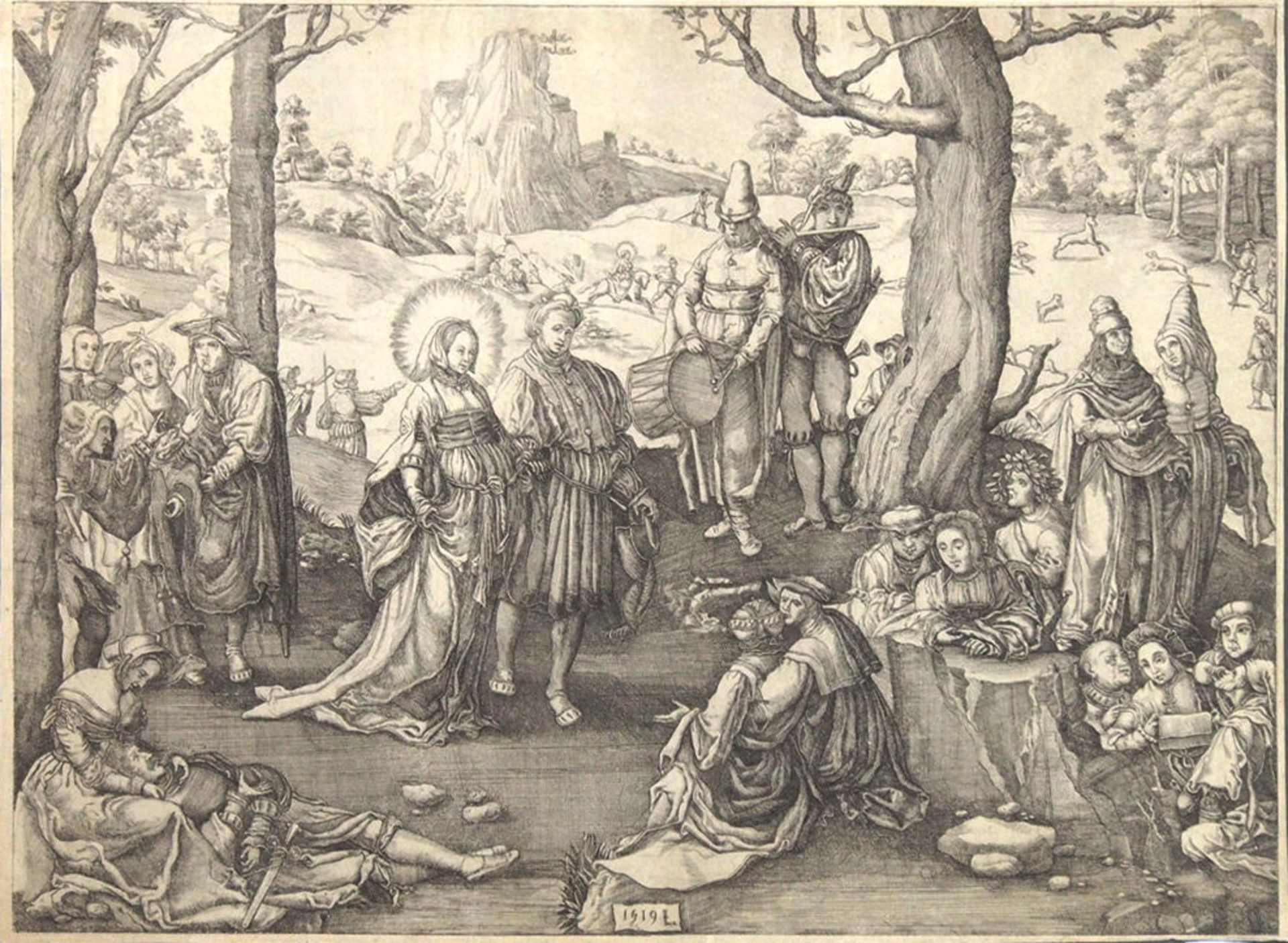 LEYDEN, Lucas van: Tanz der Heiligen Maria Magdalena - Bild 2 aus 2