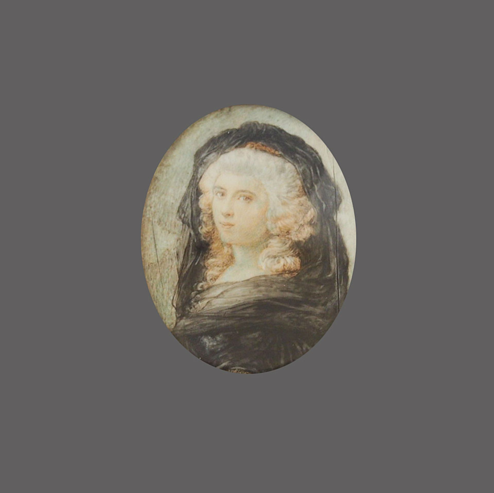 LIOTARD, Jean-Etienne: Porträt einer jungen Frau mit Witwenschleier - Image 2 of 2