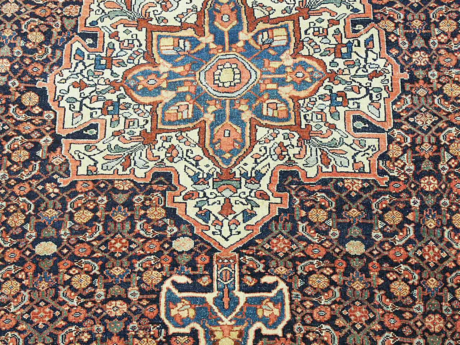 Bidjar, um 1900, 243 x 163 cm, Zustand B/C - Image 3 of 3