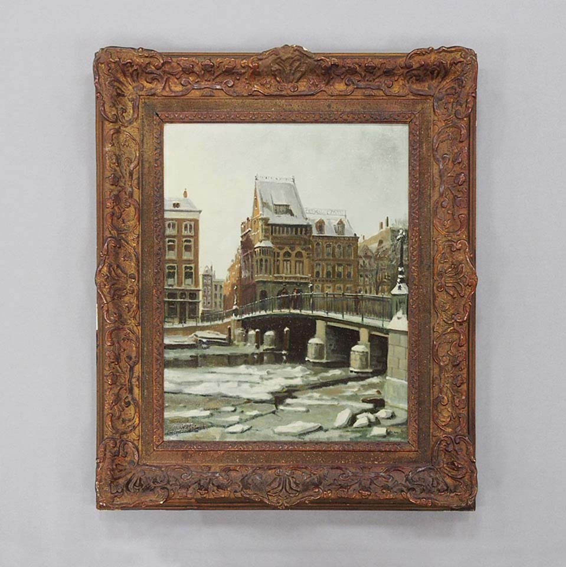 HEINECKE, Wilhelmus Hendrikus: Gracht in Amsterdam