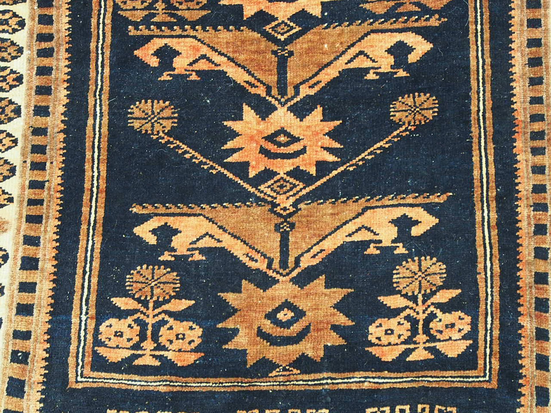 Teppich Türkei, um 1920, 128 x 92cm, Zustand C - Image 3 of 3