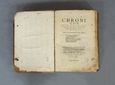 COCHLEUS, Johannes: En damus chronicon divinum plane opus eruditissimorum autorum...
