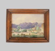 SAGER, Franz: Stift Admont mit den Haller Mauern