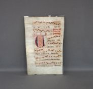 Großes Antiphonarblatt