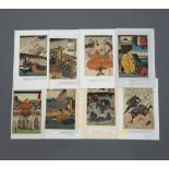 KUNIYOSHI, Utagawa: Acht Buchillustrationen