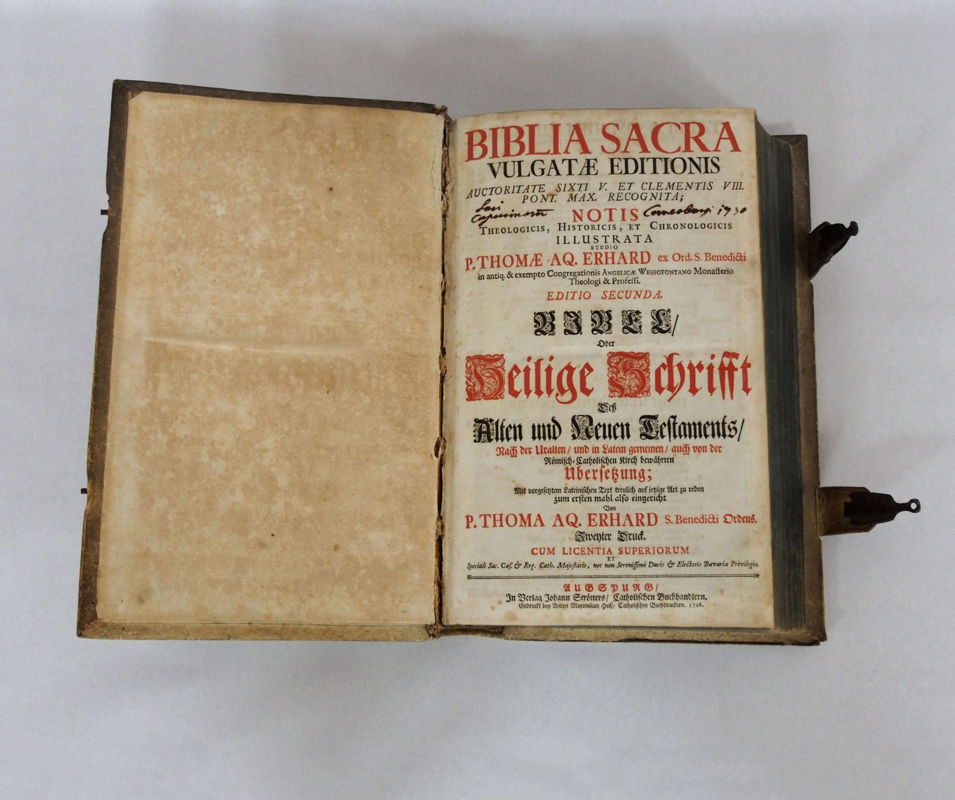 ERHARD, Thomas: Biblia sacra vulgatae editionis..