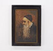 DEUTSCHER MEISTER: Porträt eines alten Juden