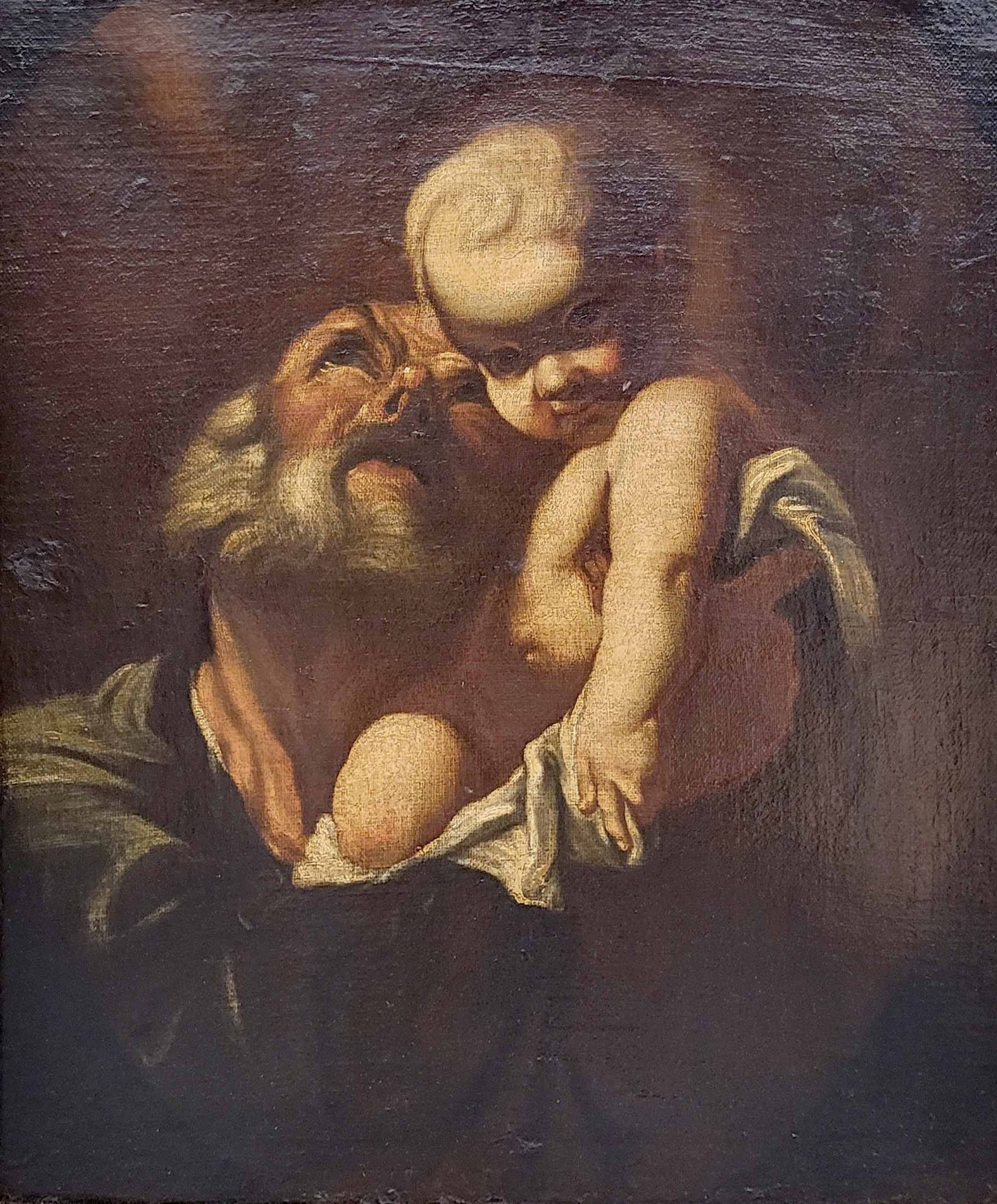 VENEZIANISCHER MEISTER: Der Hl. Josef mit dem Jesusknaben - Image 2 of 2