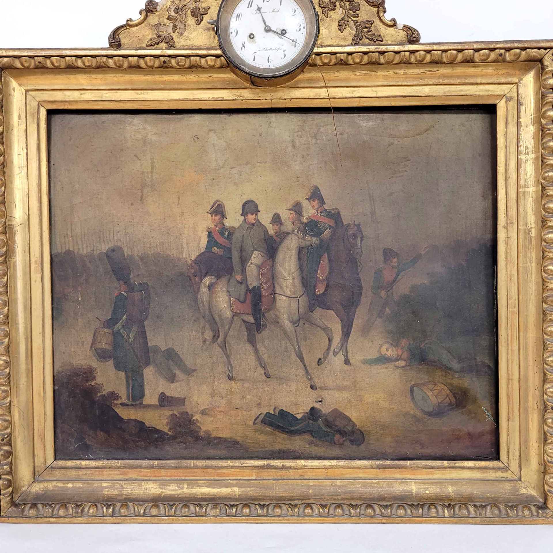 DEUTSCHER MEISTER: Bilderuhr "Napoleon und seine Generäle zu Pferd" - Bild 2 aus 8