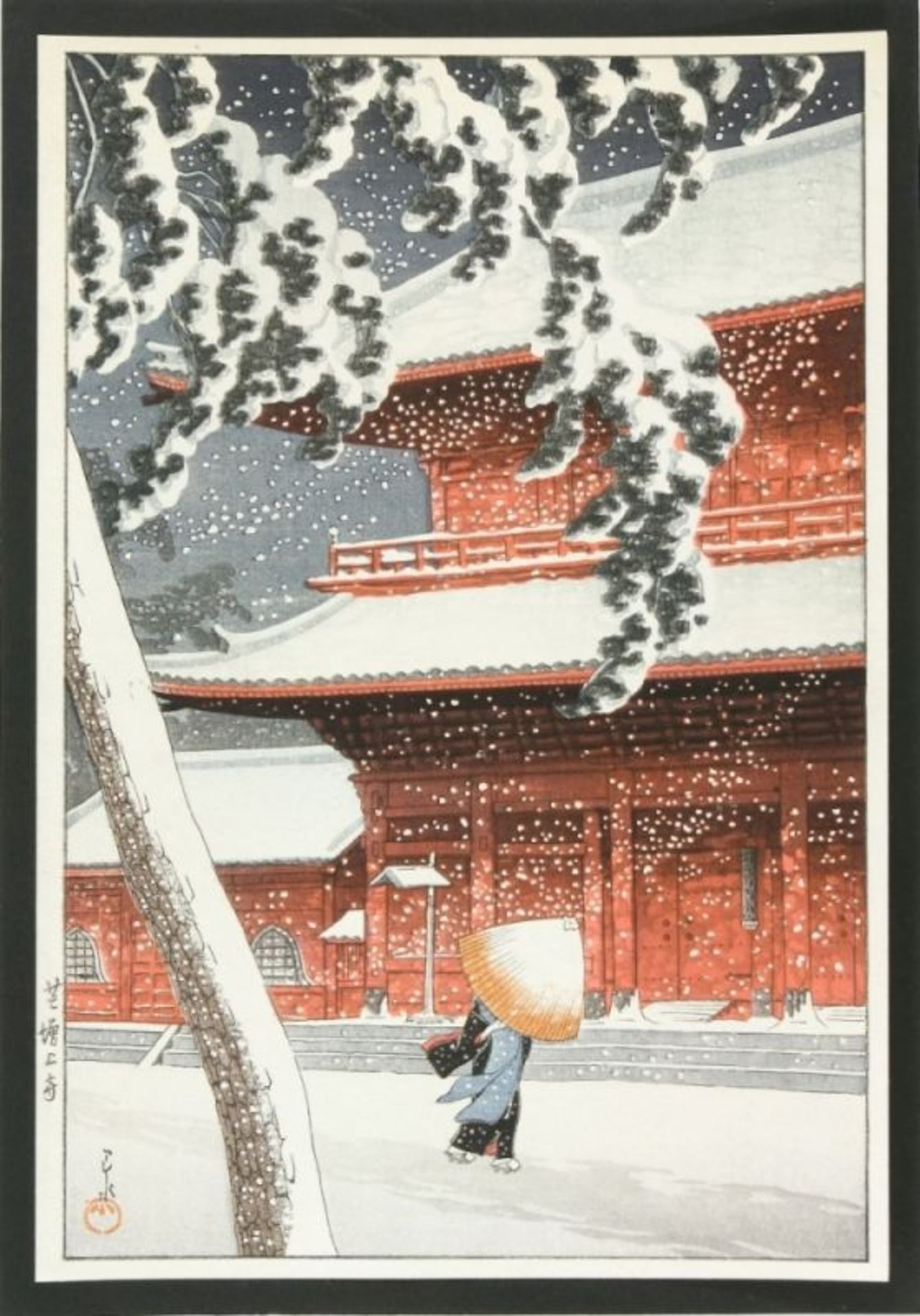 Japanischer Farbholzschnitt, Kawase