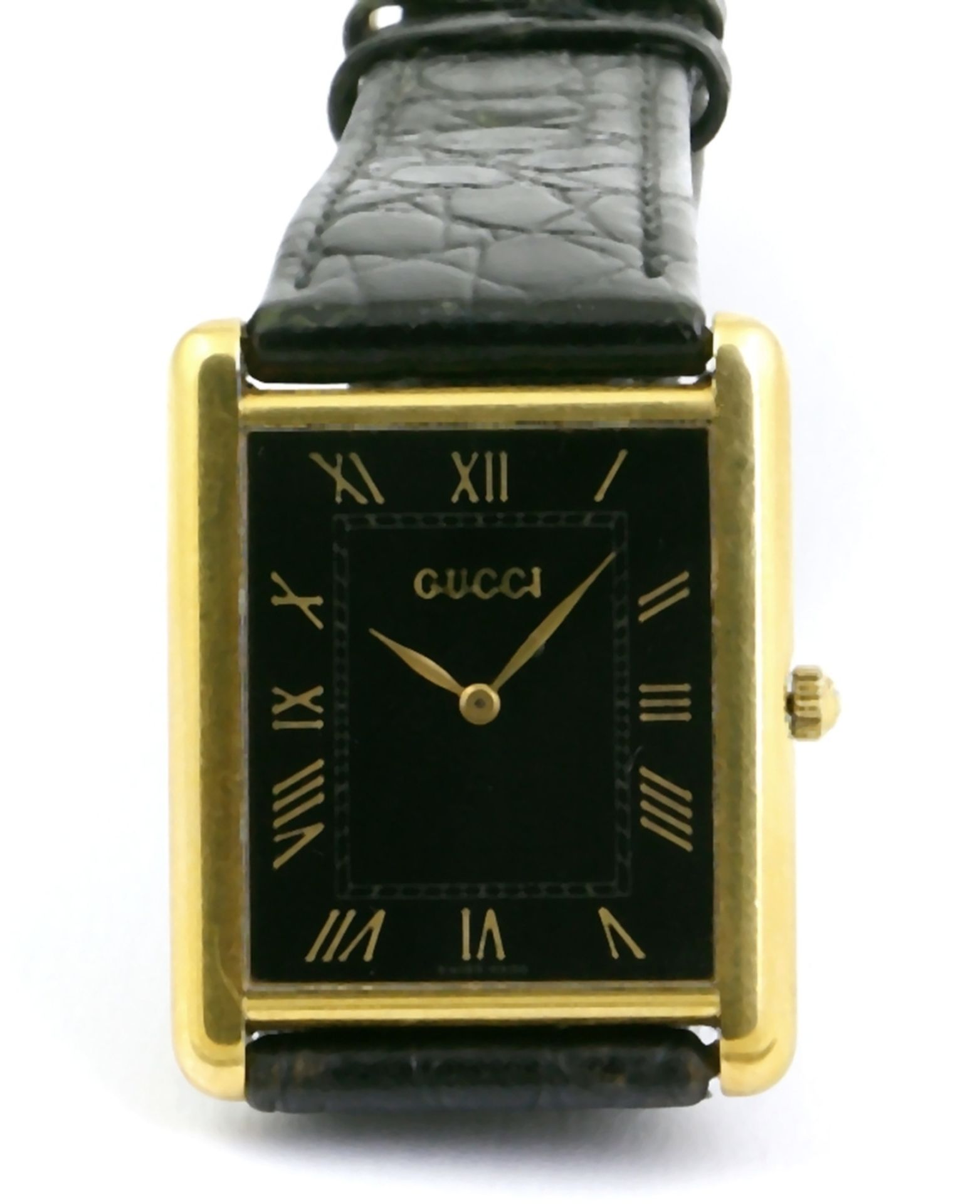 Uhr, Armbanduhr, Gucci, 750er GG.