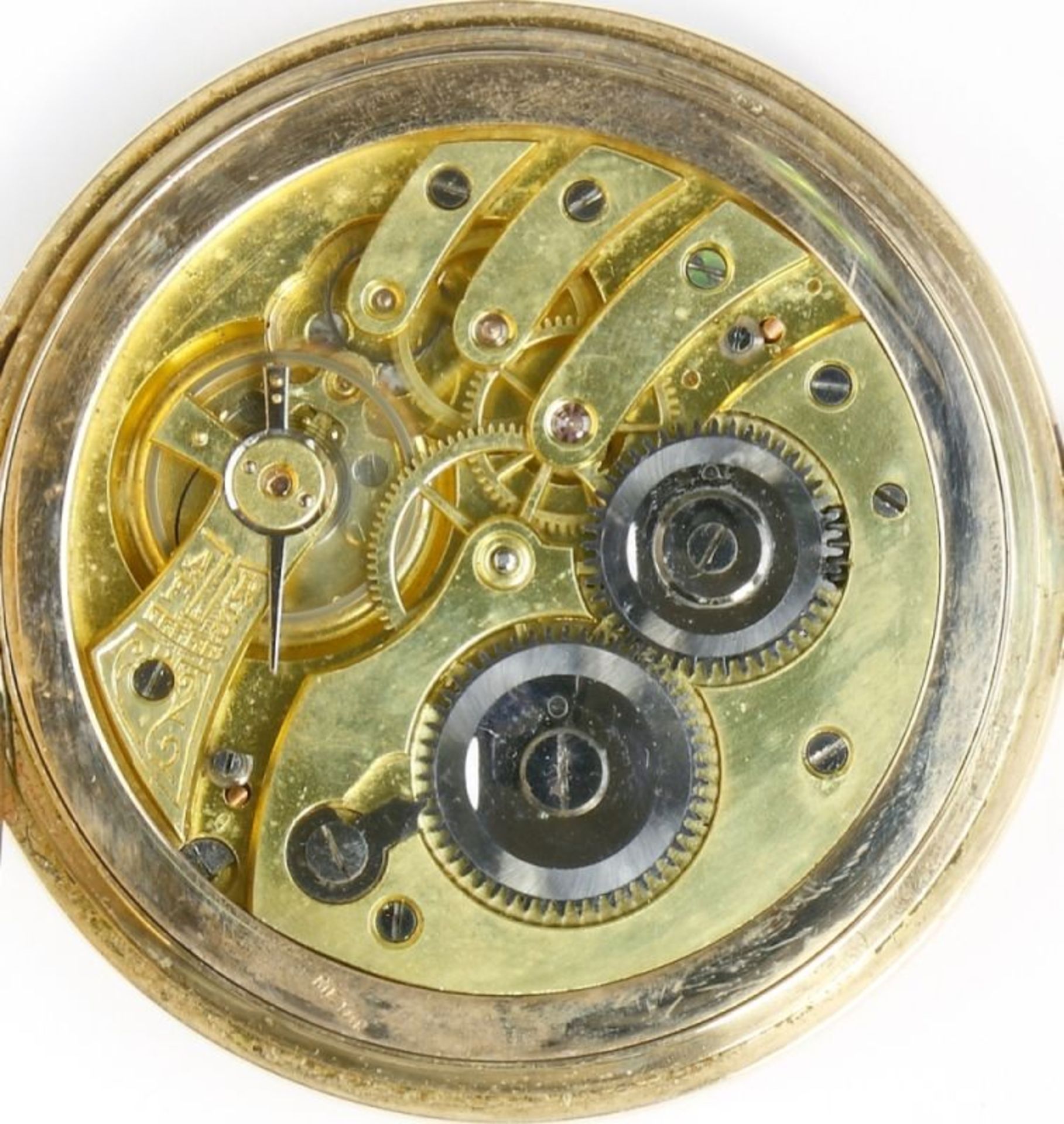 Uhr, Savonnette, zwei Deckel 585er - Bild 2 aus 2