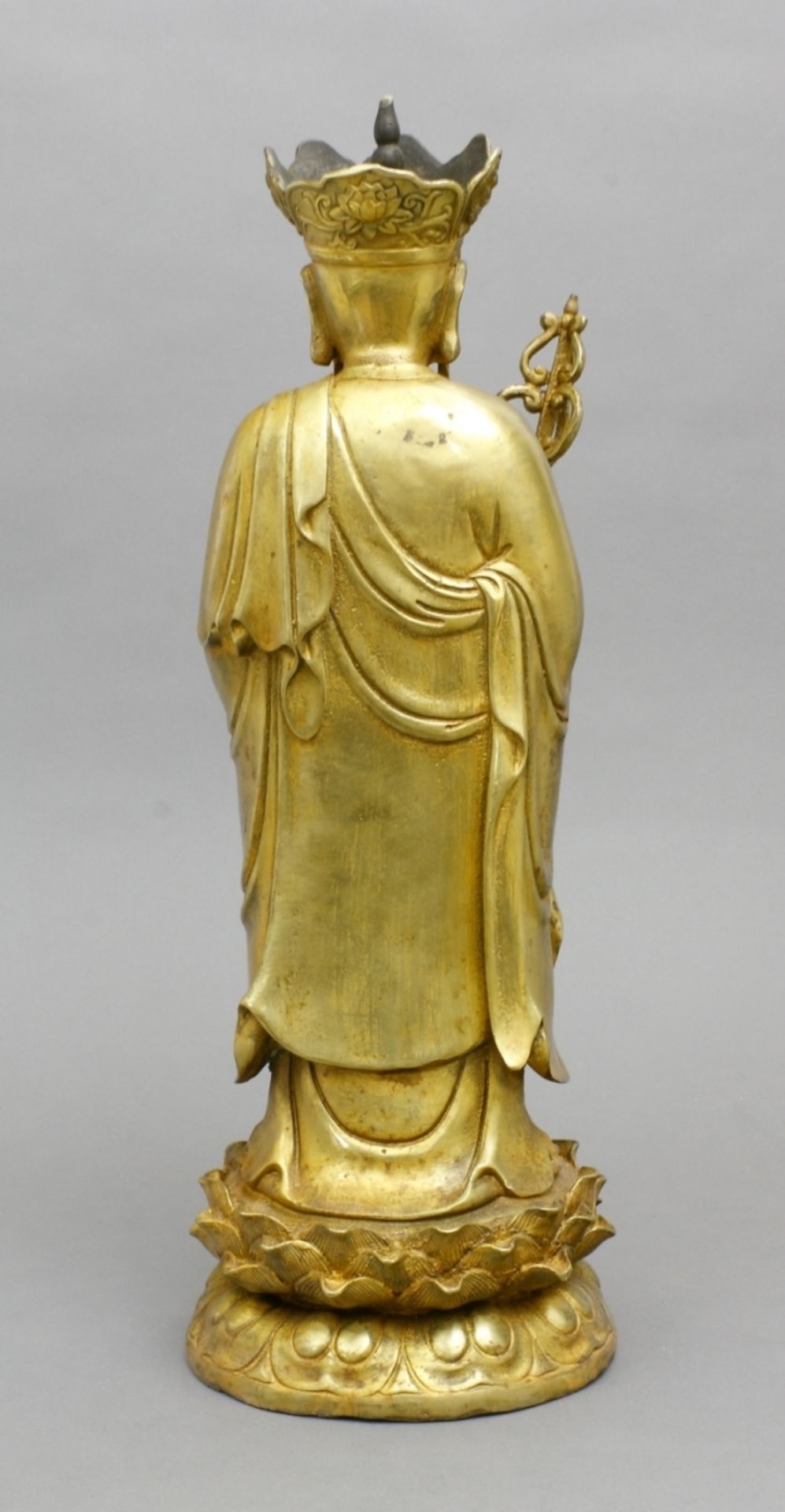 Japan, Bodhisattva, Bronze, Edo, - Bild 2 aus 2
