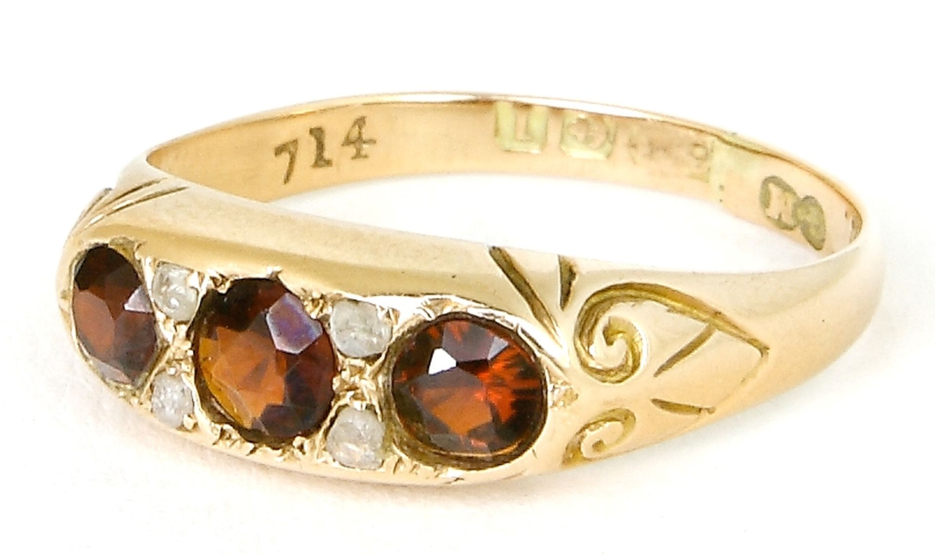 Ring, 714er GG, England, Jugendstil