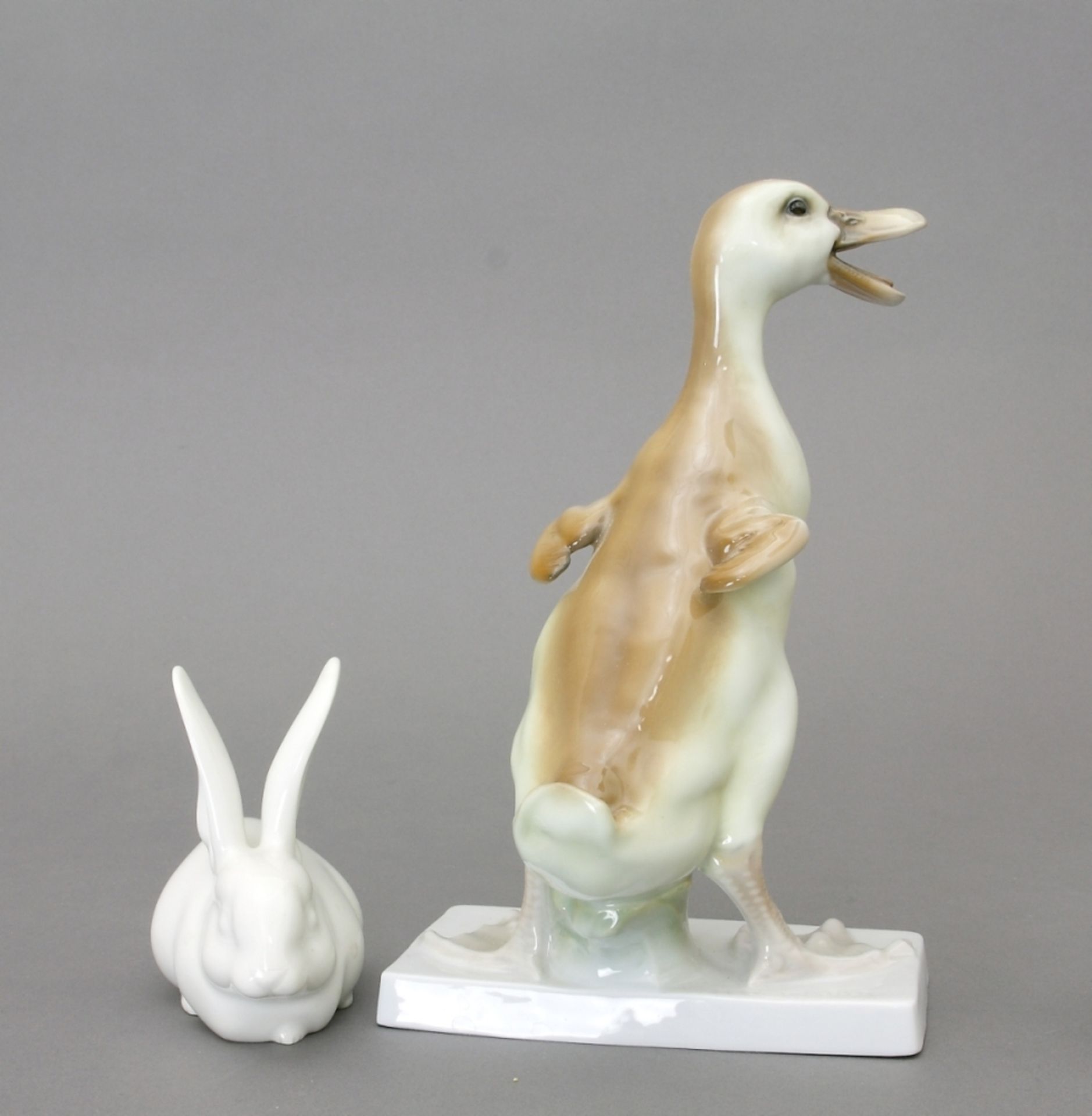 Figur, Ente (Protest), Rosenthal, - Image 2 of 2