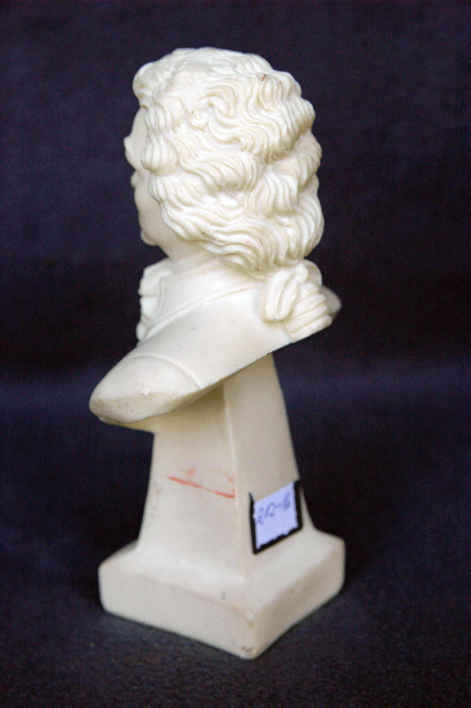 Büste auf Sockel, Italien, Mozart, h= 15 cm - Image 2 of 3