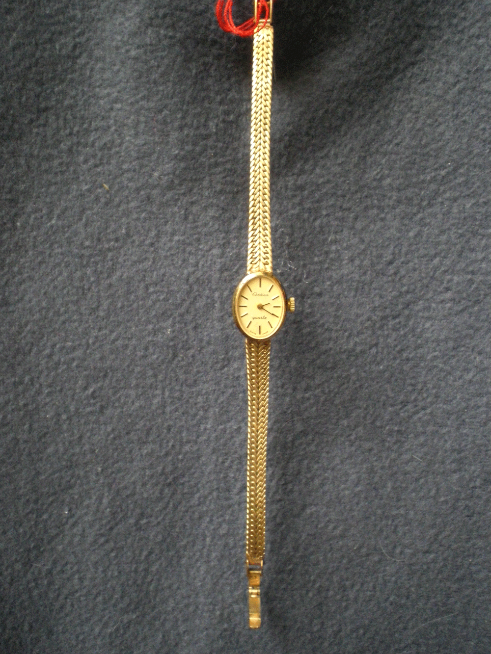 Damen-Armbanduhr, 585/- GG, Certina Quartz swiss made, 19,85g - Bild 3 aus 5