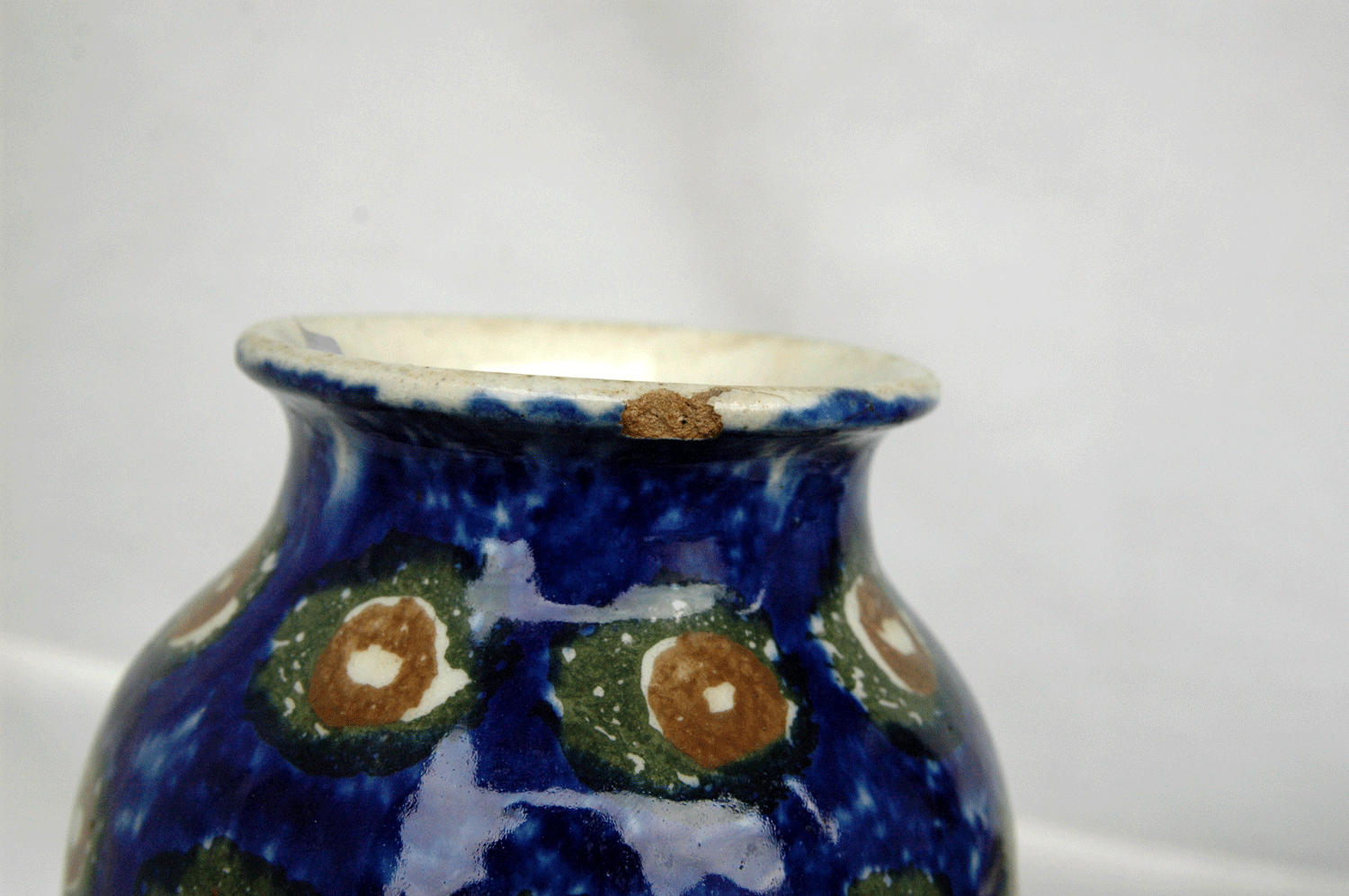 Vase, Bunzlau, h= 25 cm - Bild 2 aus 3