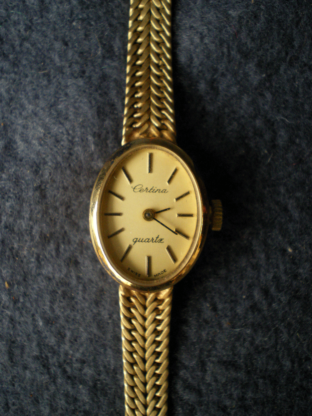 Damen-Armbanduhr, 585/- GG, Certina Quartz swiss made, 19,85g - Bild 4 aus 5