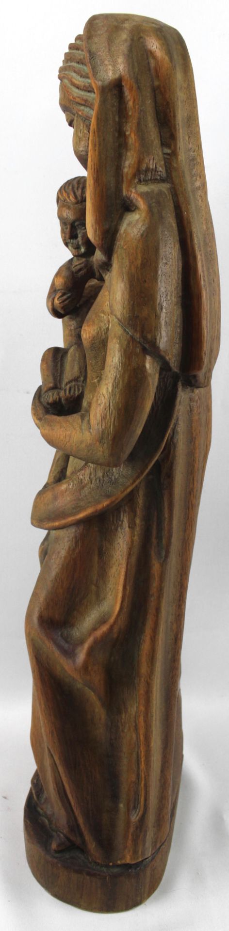 Holzskulptur "Madonna mit Kind", Spanien 20.Jh. - Image 3 of 5