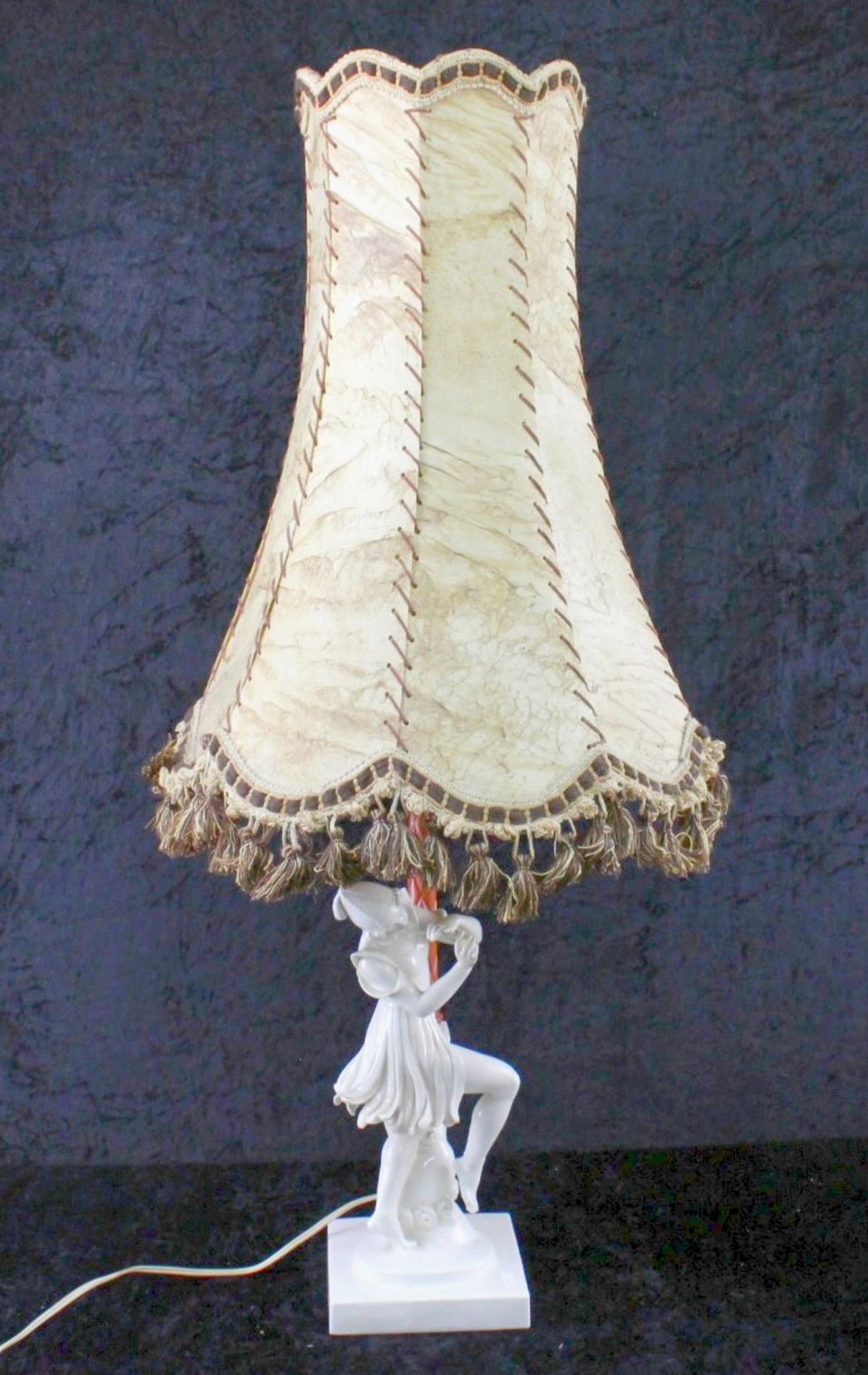 Schwarzburger Werkstätten, Tischlampe "Capriccio" Entwurf Gustav Oppel um 1919