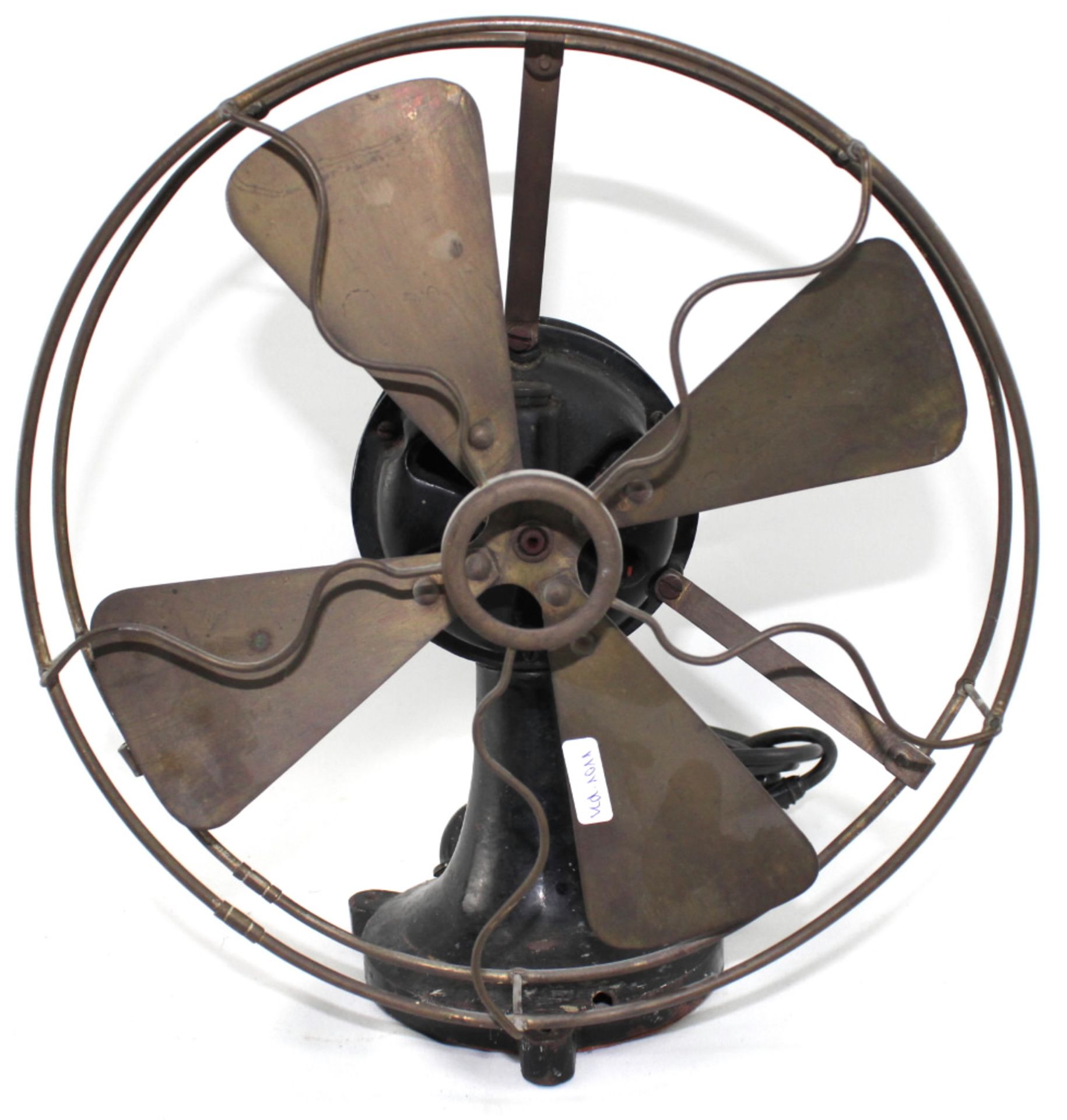 Tischventilator aus Eisen, 1930er Jahre