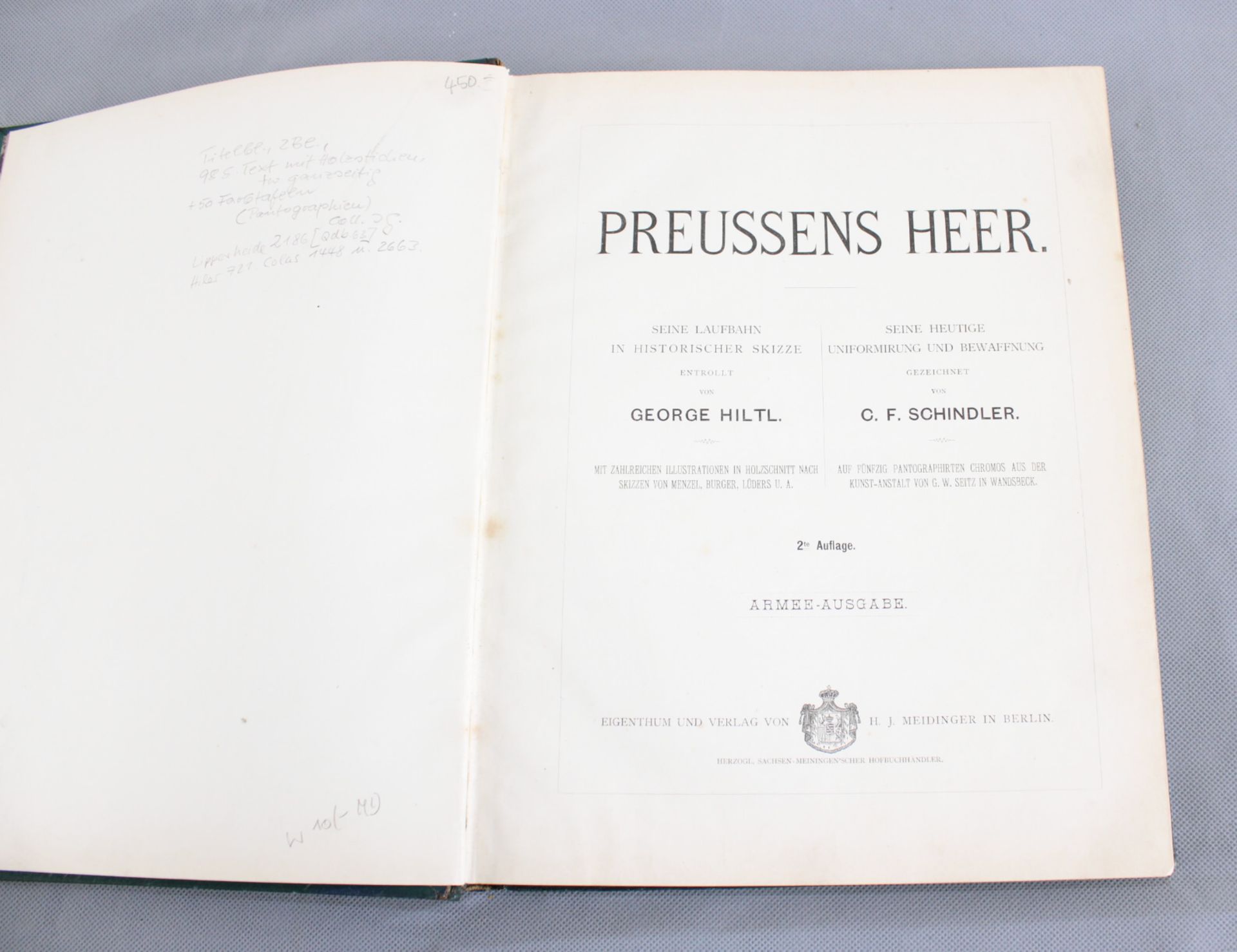 Buch, Preussens Heer unter Kaiser Wilhelm, 1871 - Image 2 of 2