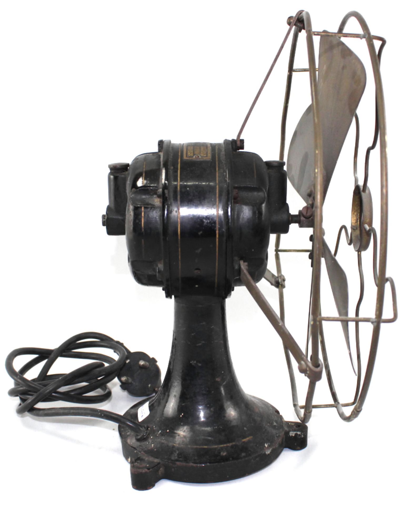 Tischventilator aus Eisen, 1930er Jahre - Image 2 of 3