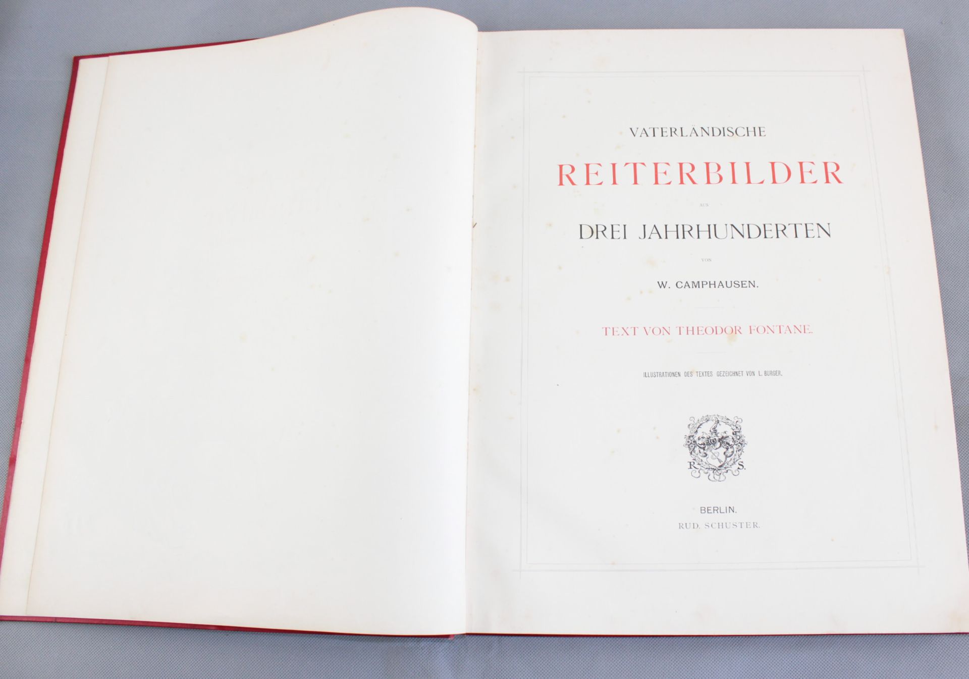 Buch: `Vaterländische Reiterbilder`von Camphausen - Image 2 of 2