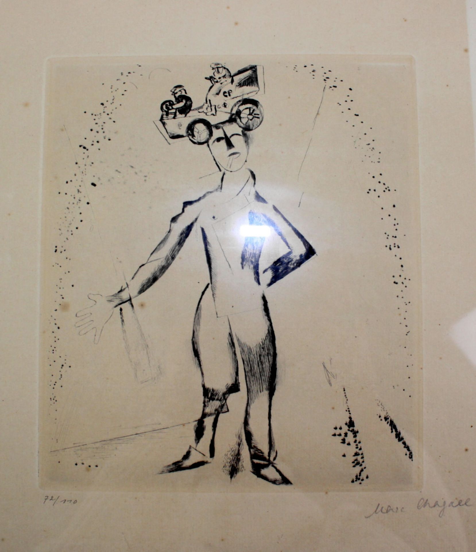 Marc Chagall (1887-1985), Lithographie, sig. u. lim. 72/110 - Bild 2 aus 2