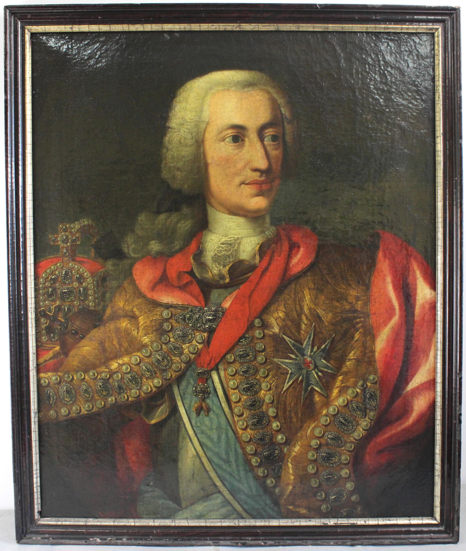 Georges Desmarées Werkstatt (1697-1776) attr., Bildnis Kaisers Karl VII.