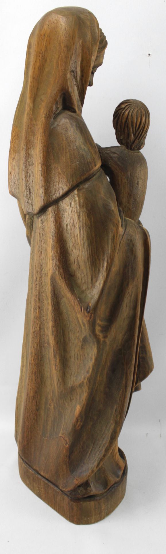 Holzskulptur "Madonna mit Kind", Spanien 20.Jh. - Image 4 of 5