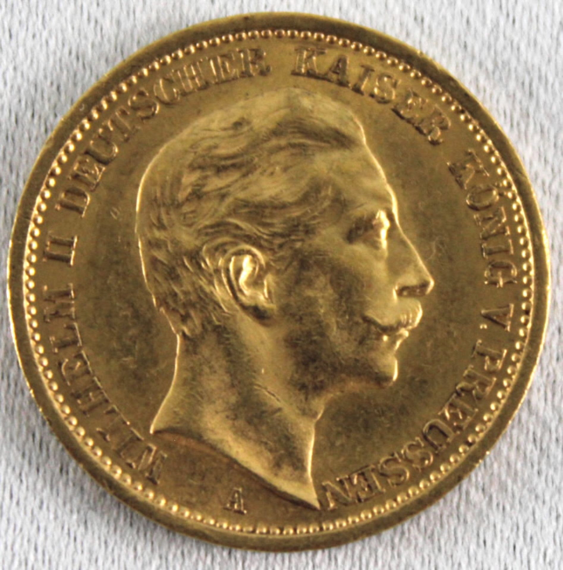 Preussen 20 Mark 1906 A. Kaiser Wilhelm II. (1888-1918) - Deutscher Kaiser, König von Preußen