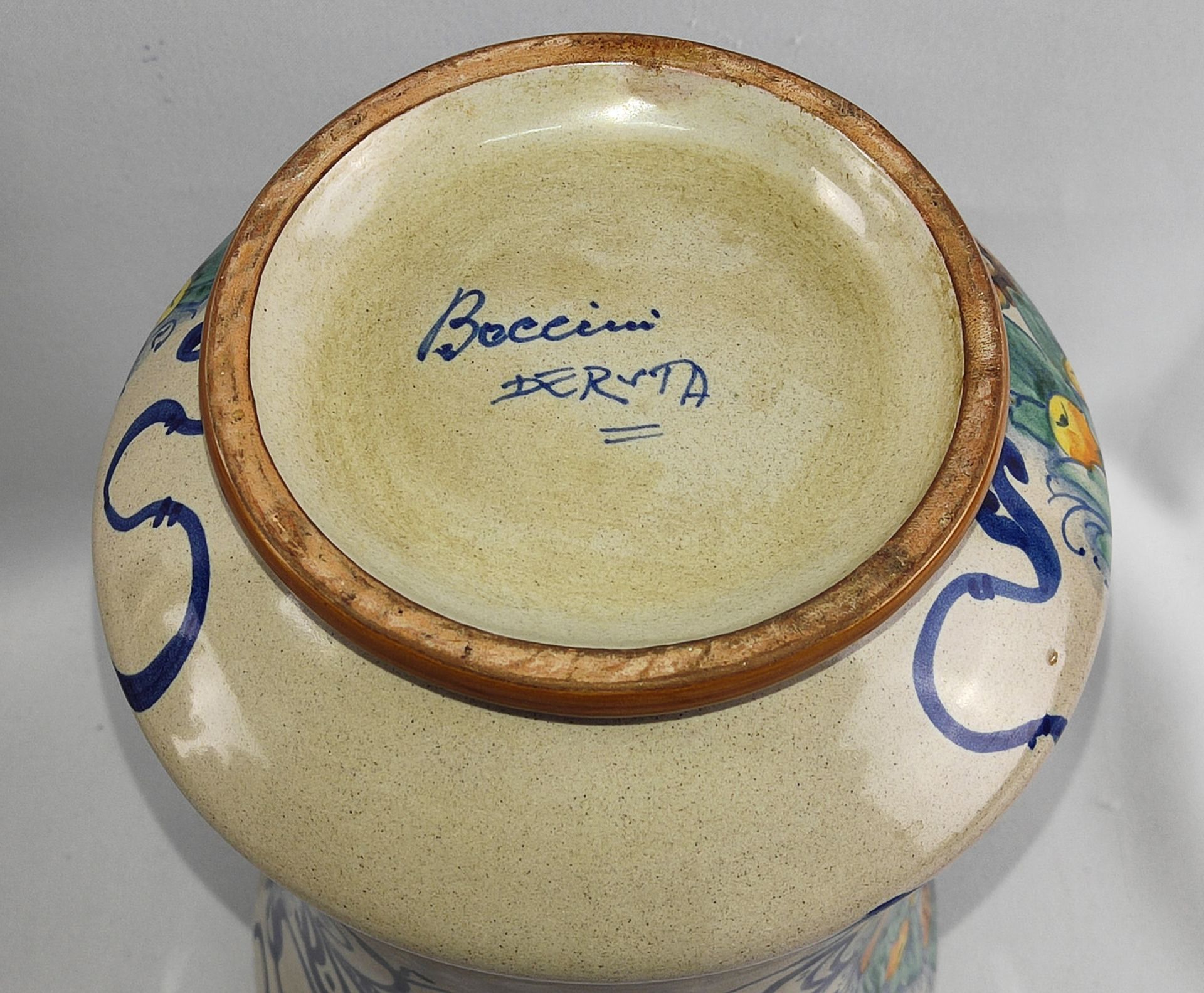 Keramik Vase, Deruta, Italien, 20. Jh. - Bild 3 aus 3