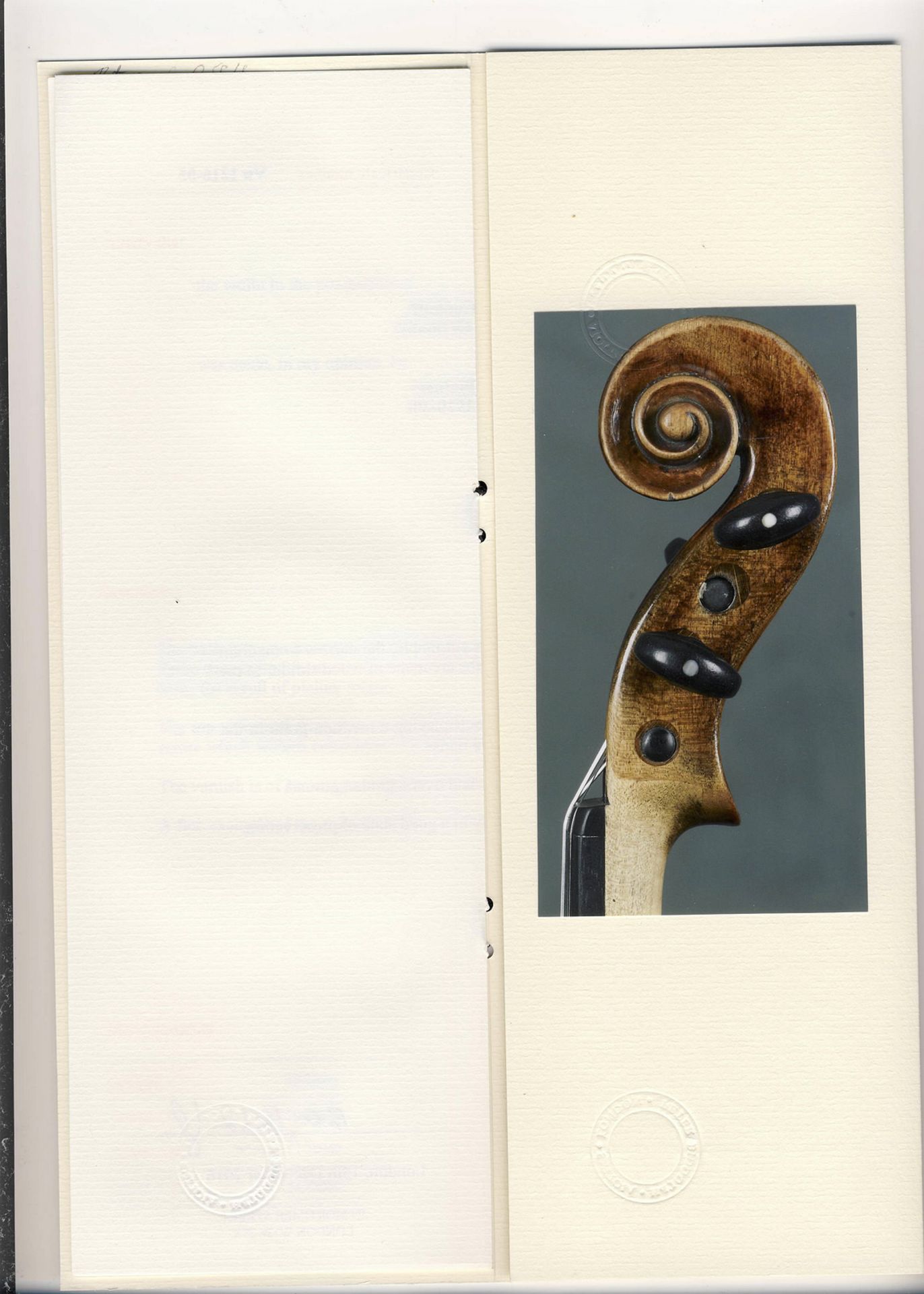 Violine, Michael Platner, Rom um 1720-1750 - Bild 6 aus 7