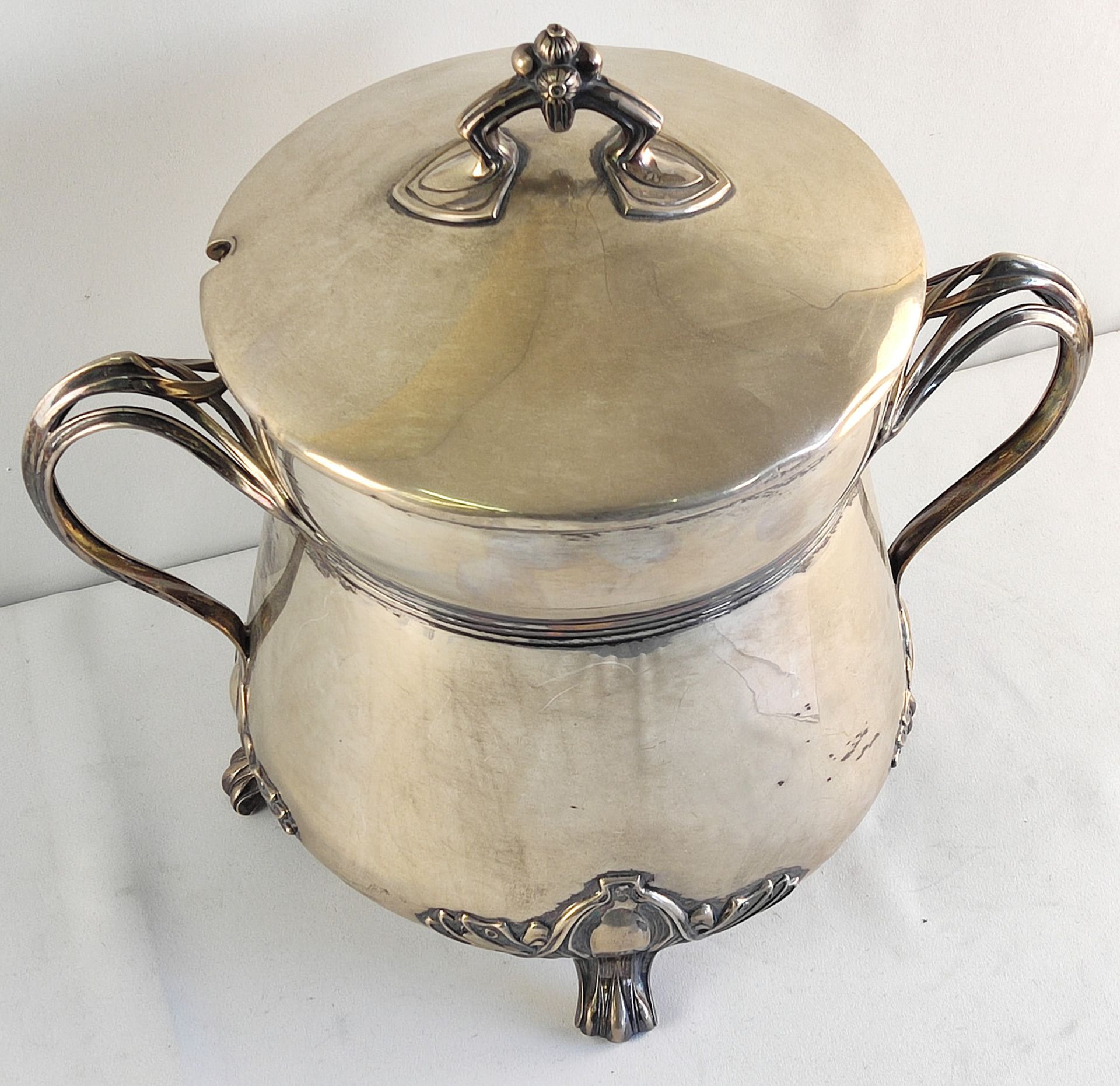 Jugendstil - Bowle Silber 800, 25.Juli 1904 - Bild 2 aus 5