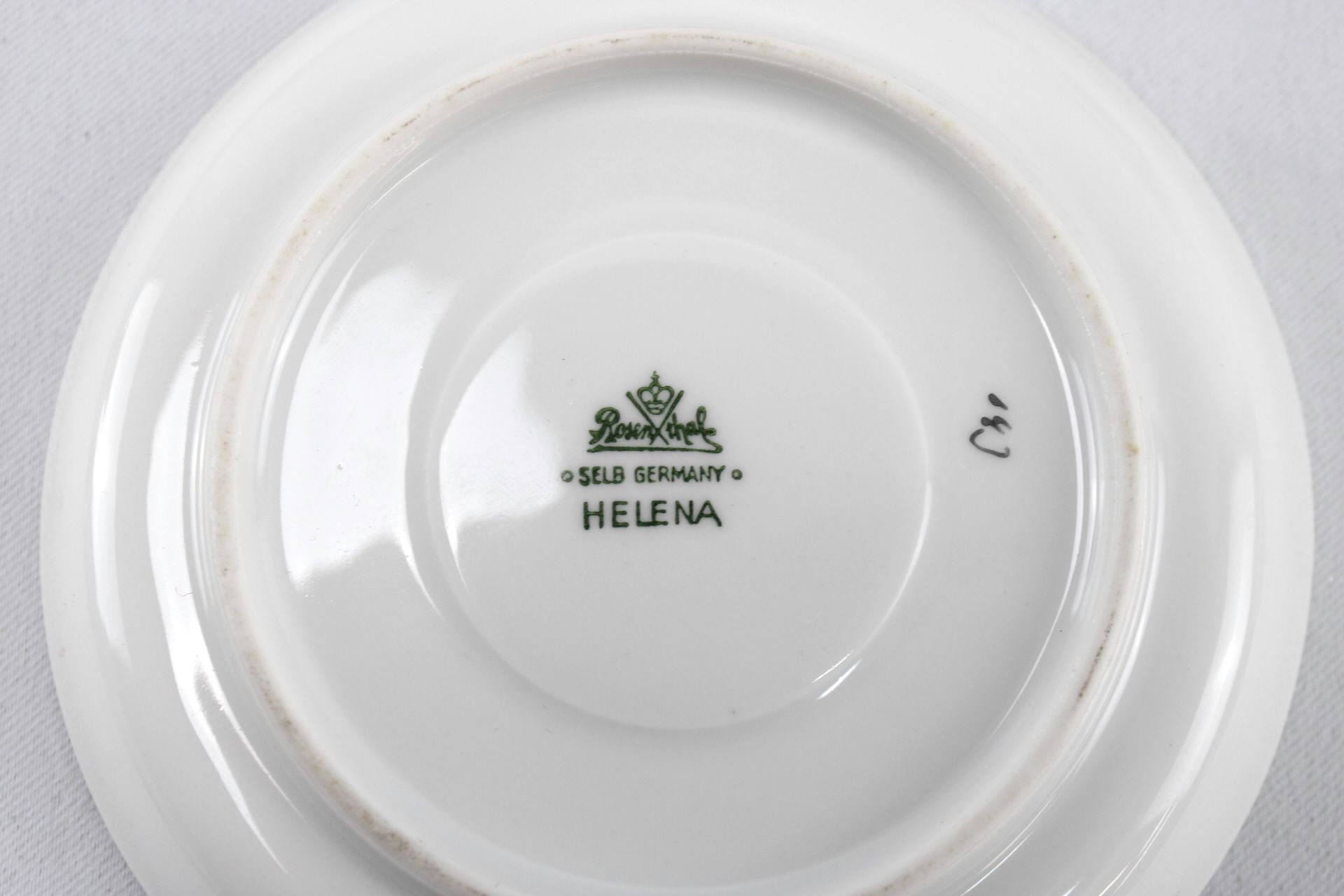 2 Tassen mit Untertasse, Rosenthal "Helena" - Bild 3 aus 3