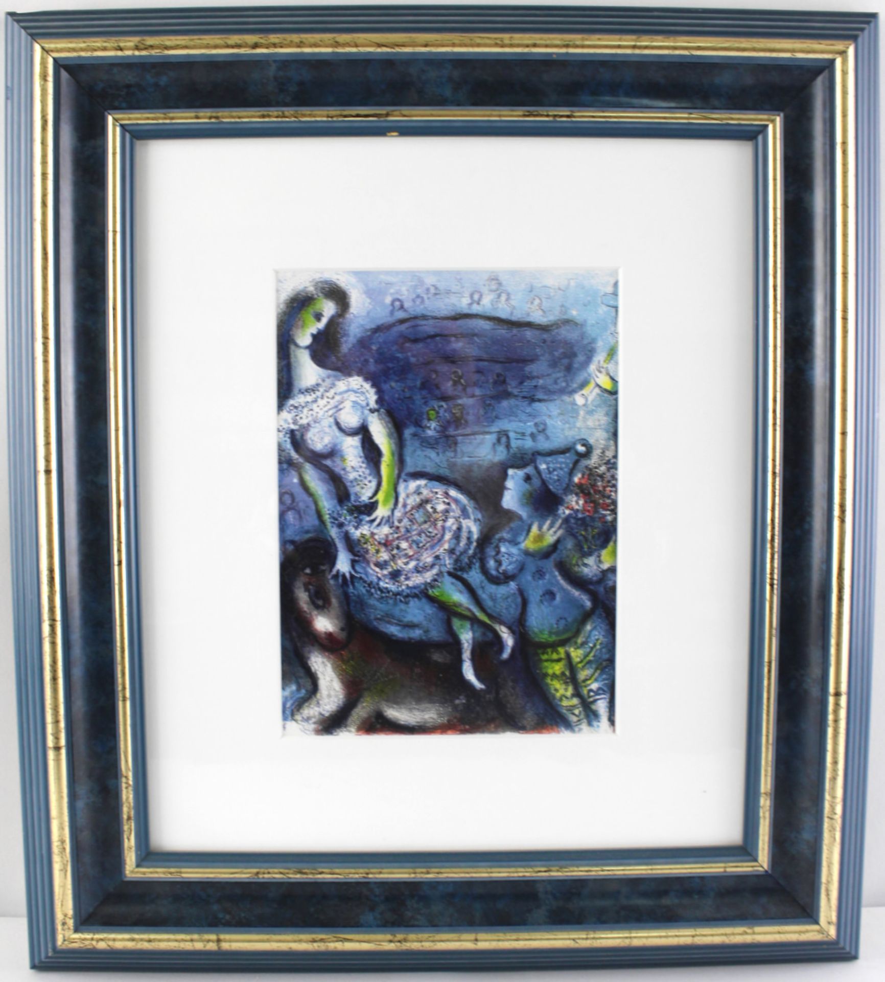 Marc Chagall, Tänzerin auf Bühne, Druckgrafik - Image 2 of 2