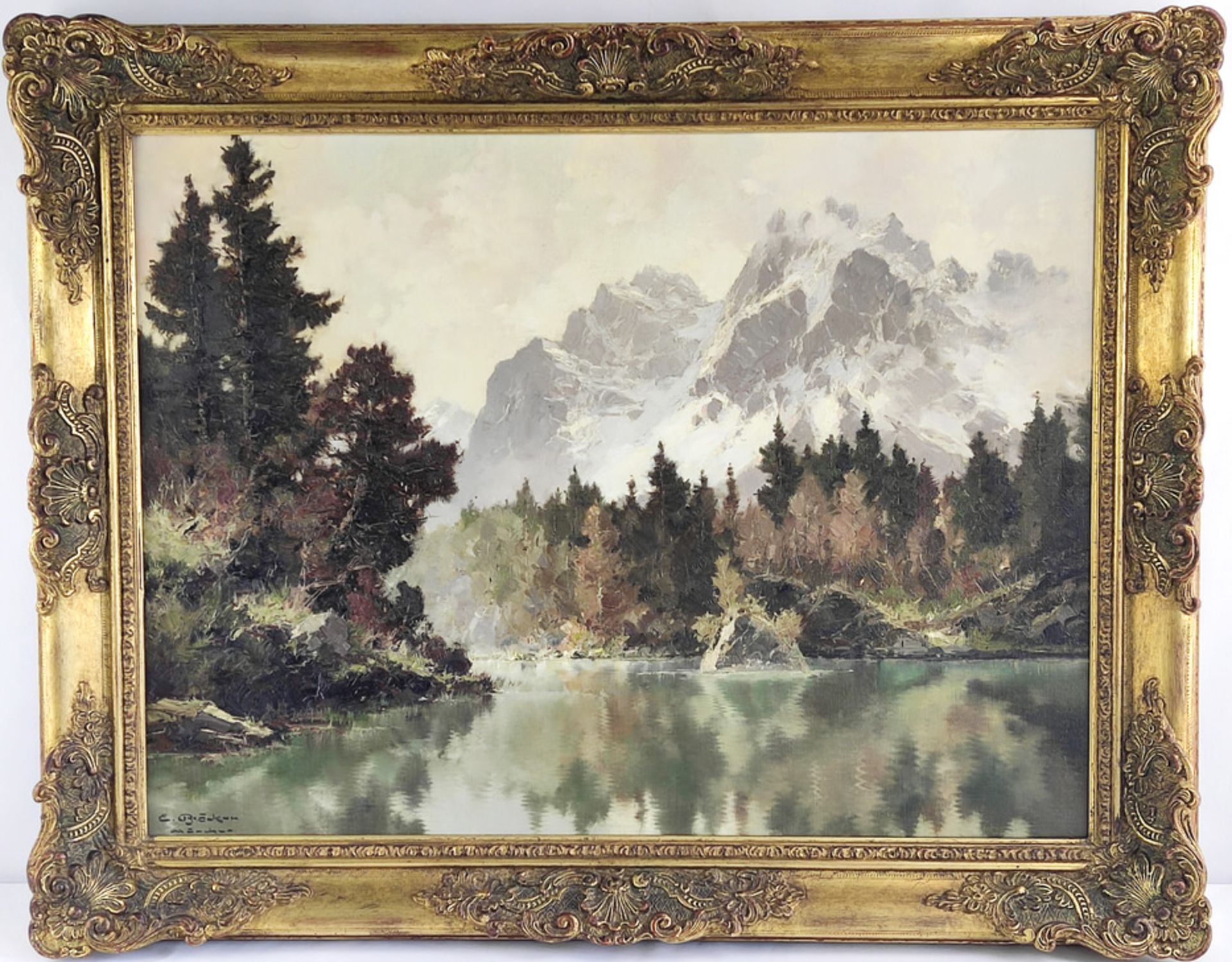 Ernst Bröcker (München 1893-1963) "Alpensee"