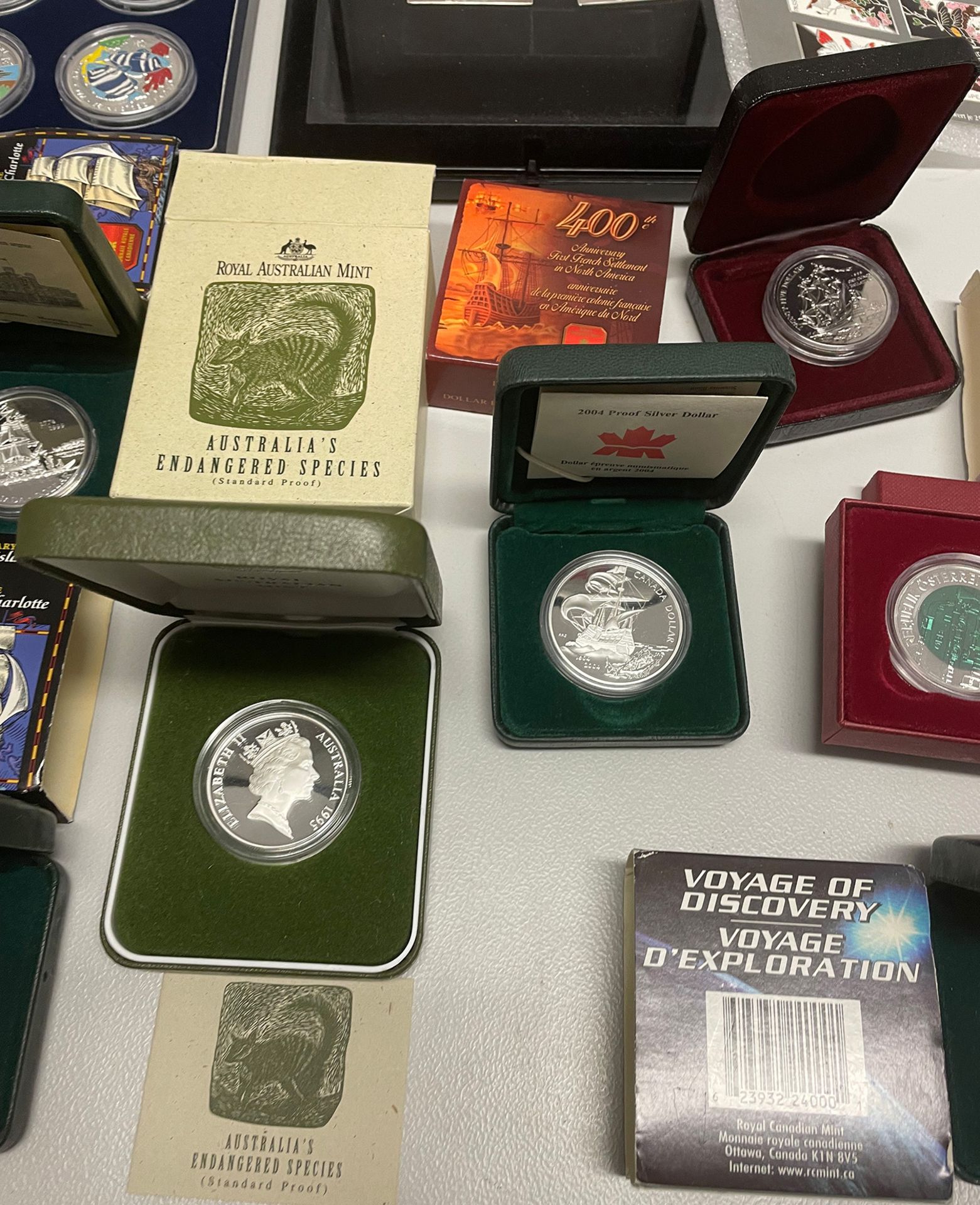 Konvolut Wundertüte: Münzen, darunter mehrere Silber Dollar, international, sowie 1 x Set 6 Kuba - Image 6 of 13