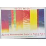 James Rosenquist (1933 – 2017), „Slush Thrust, Galerie Ricke Köln“, 1970, Originalgraphik, wohl