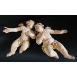 Süddeutsch, 18./19. Jh., Paar Engel.Southern Germany, 18th/1ith century, pair of angels. Barock,