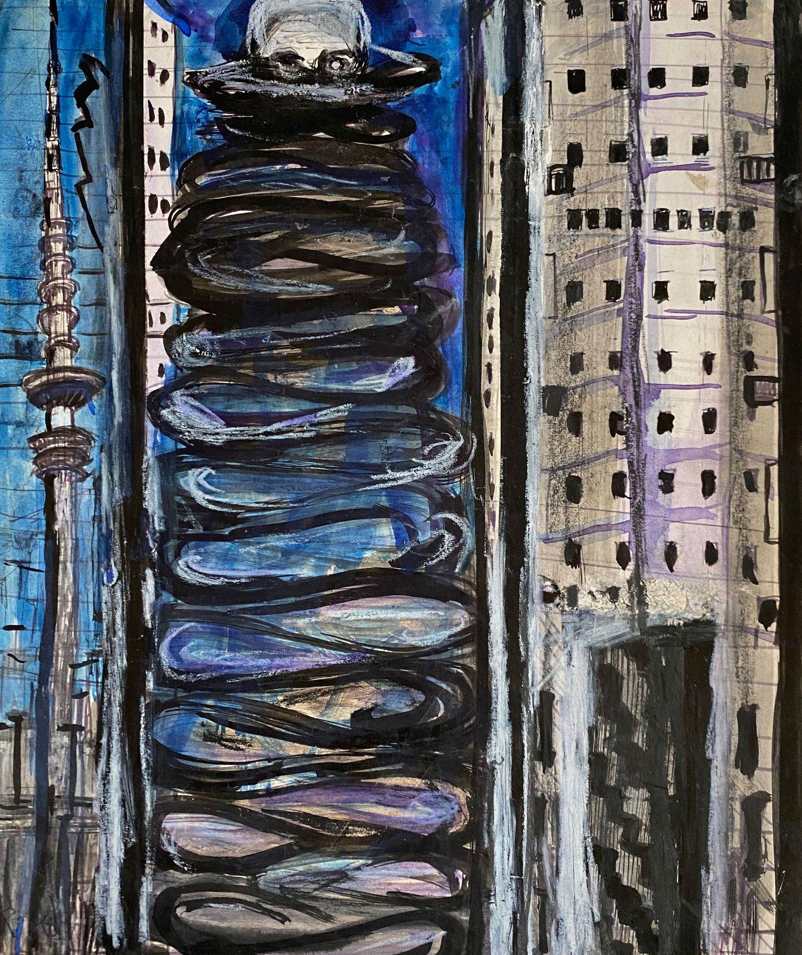 Rita Kuhn (1916-2011, Würzburger Künstlerin), Großes Konvolut von Gemälden, Aquarellen und - Bild 7 aus 8