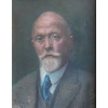 Adolf BEYER (1869-1953). Portrait von Dr. med. Otto Leydhecker. Signiert und dat.: "1942", Pastell