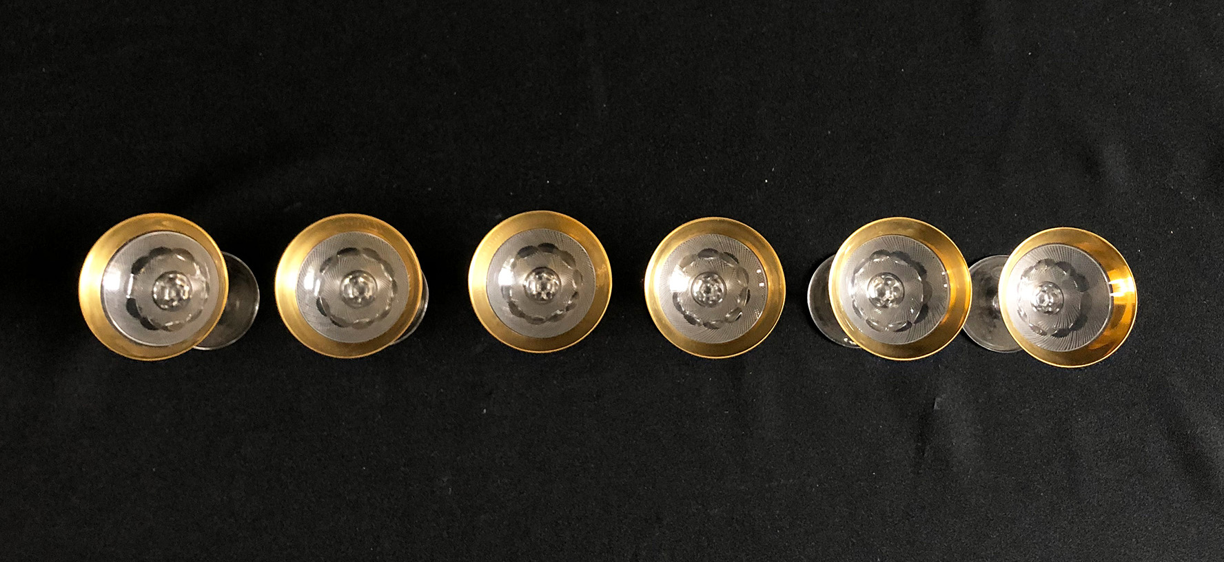Großes Konvolut verschiedene Moser Gläser Goldrand mit Zierband, 2 x H. 22 cm ; 6 x H. 15 cm, 6 x - Image 17 of 17
