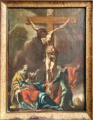 Kreuzigung mit der ohnmächtigen Maria sowie Johannes dem Evangelisten/ Crucifixion with the