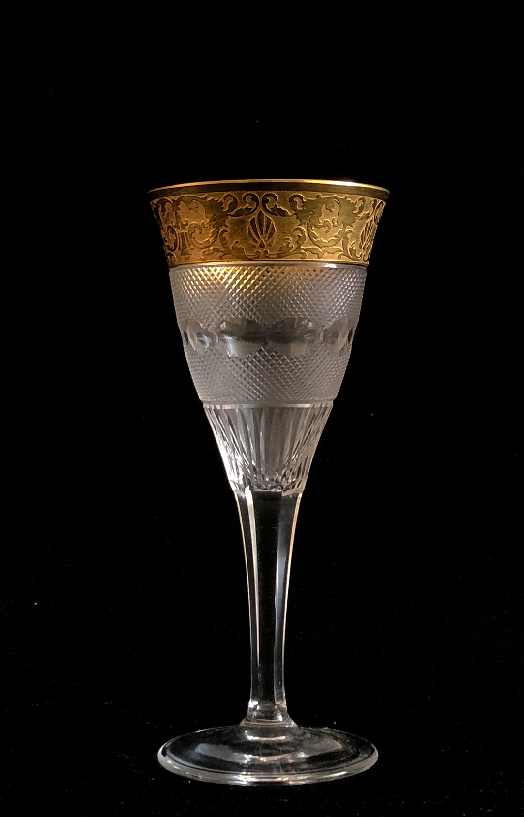 Großes Konvolut verschiedene Moser Gläser Goldrand mit Zierband, 2 x H. 22 cm ; 6 x H. 15 cm, 6 x - Image 2 of 17