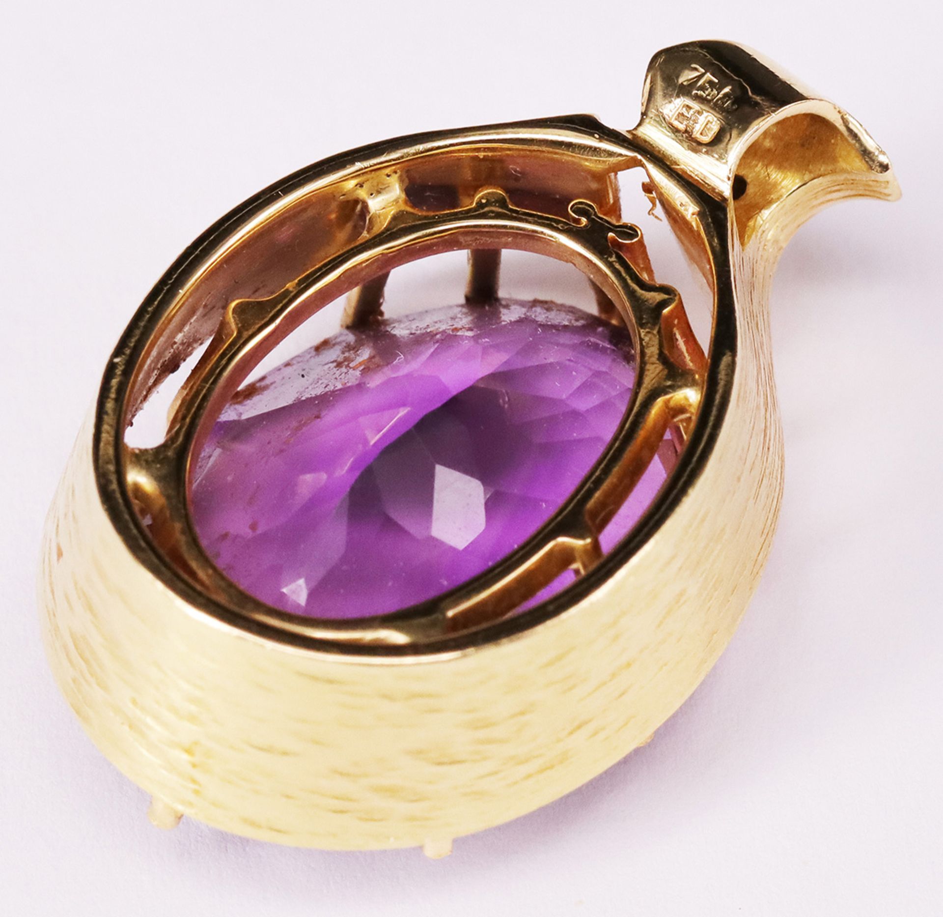 Aufwändiger, von Hand gearbeiteter Amethyst Schmuck/ spectacular set of hand crafted amethyst - Image 3 of 10